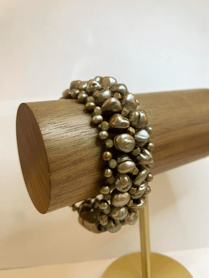 Moss Pearls & Antique Copper Bracelet - The Collective Park City