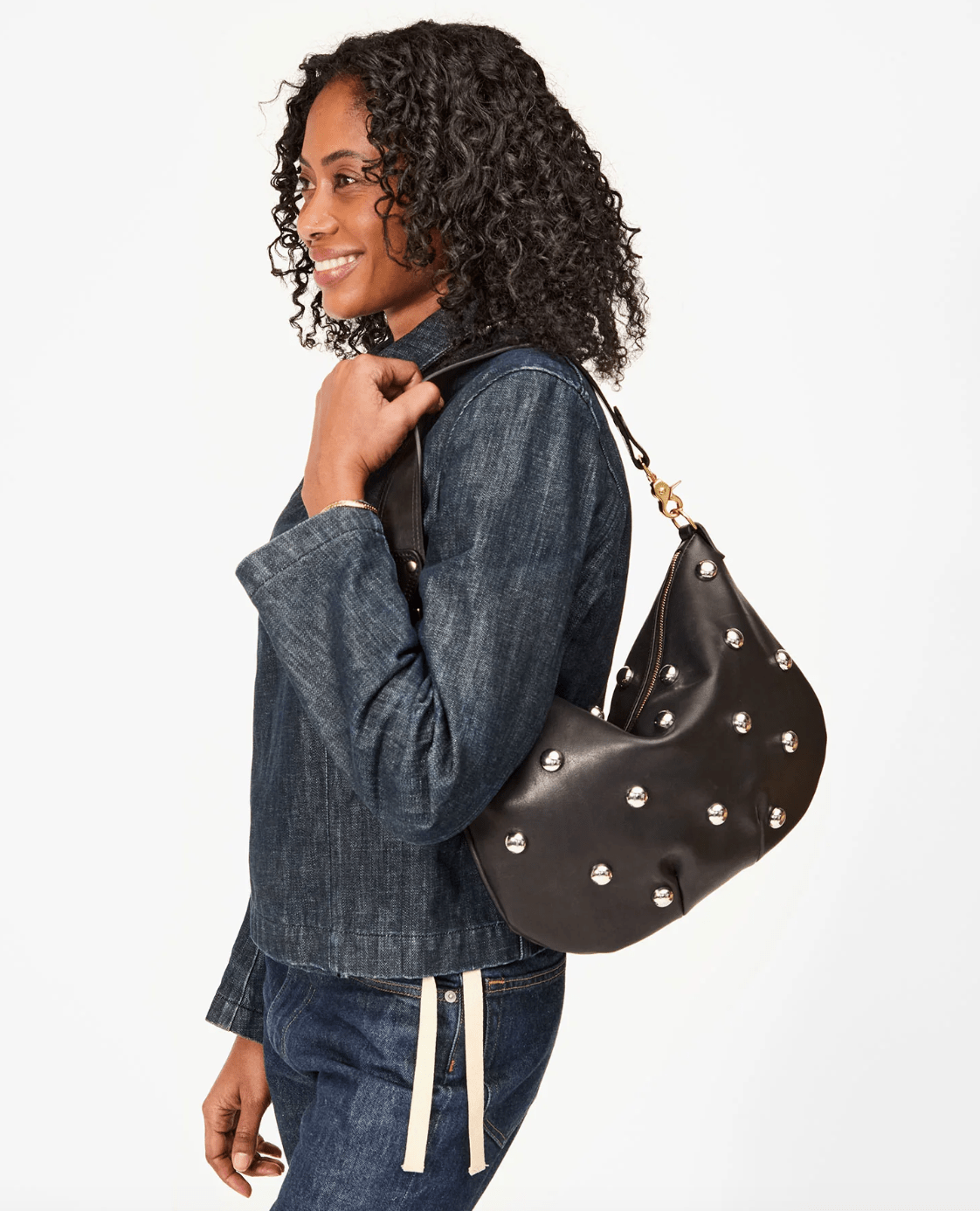 Moyen Messenger Bag - Studded - The Collective Park City