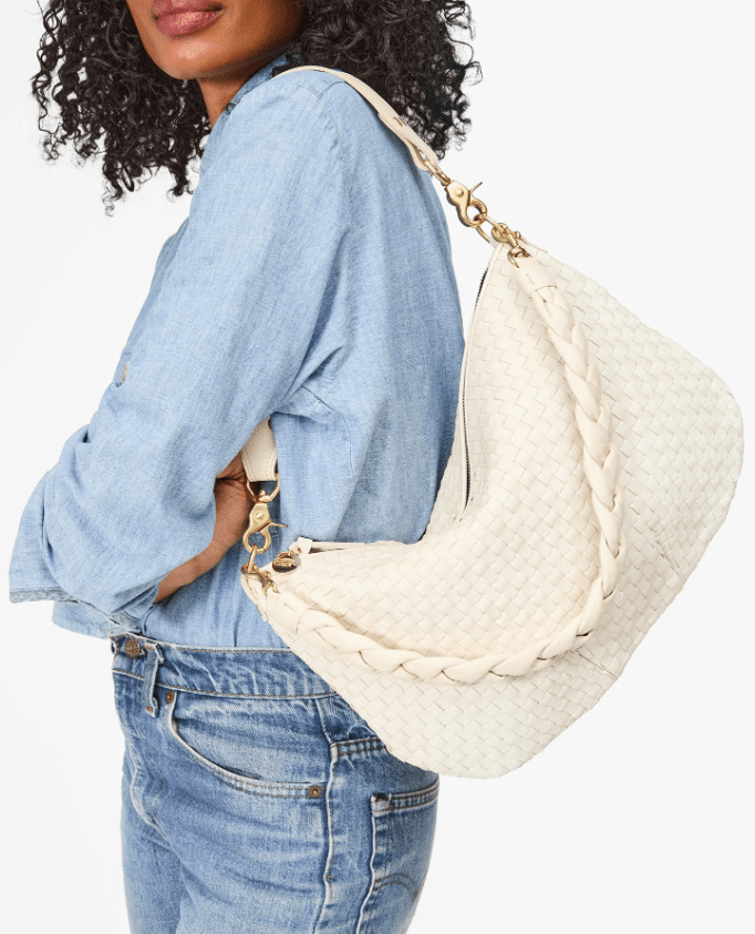 Moyen Messenger / Cream Woven Checkered - The Collective Park City