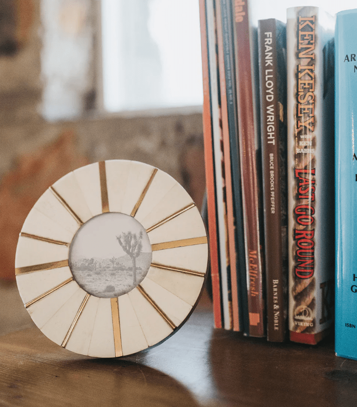 Mukhendu Carved Bome Picture Frame - The Collective Park City