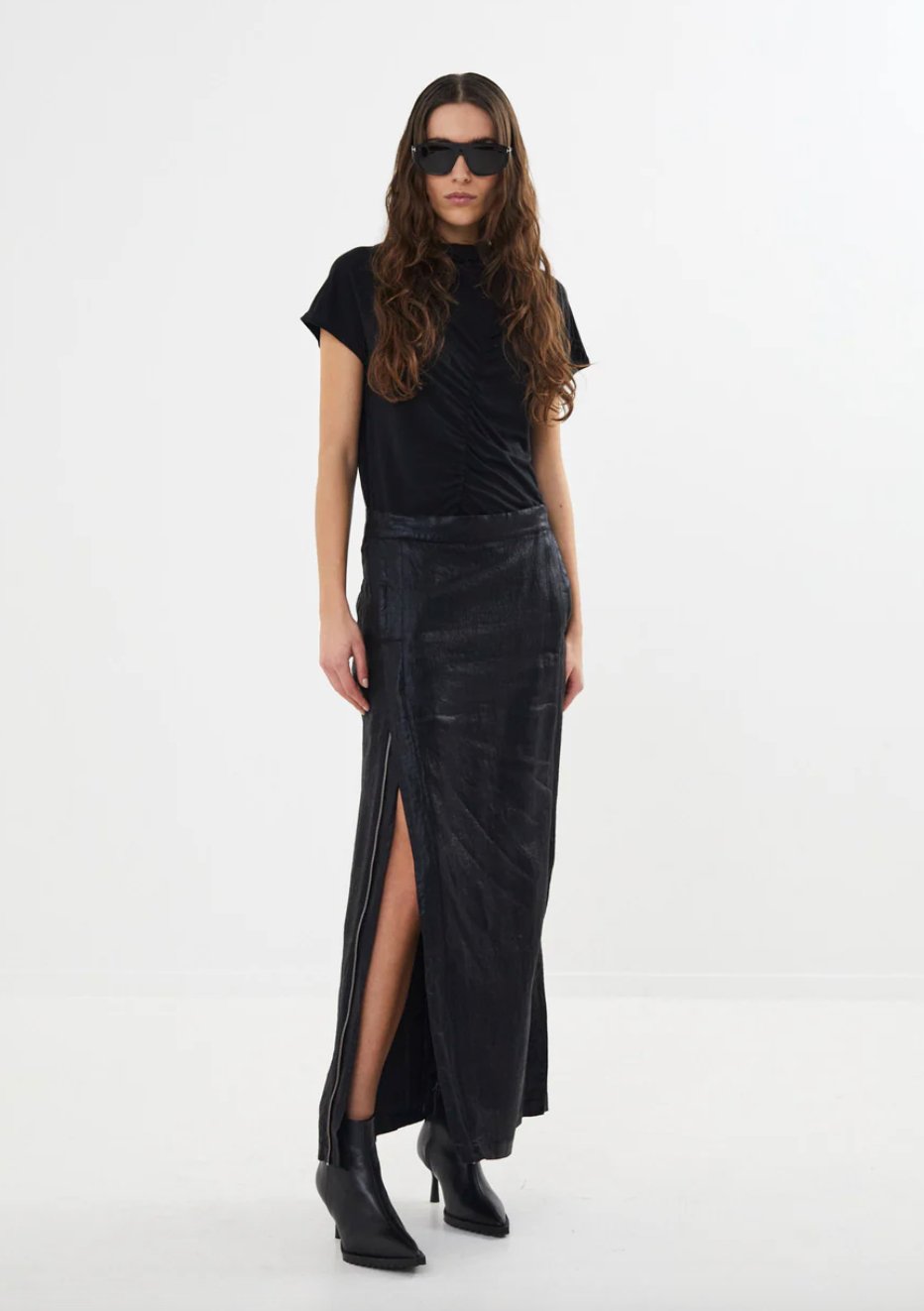 Naline Glazed Skirt - The Collective Park City