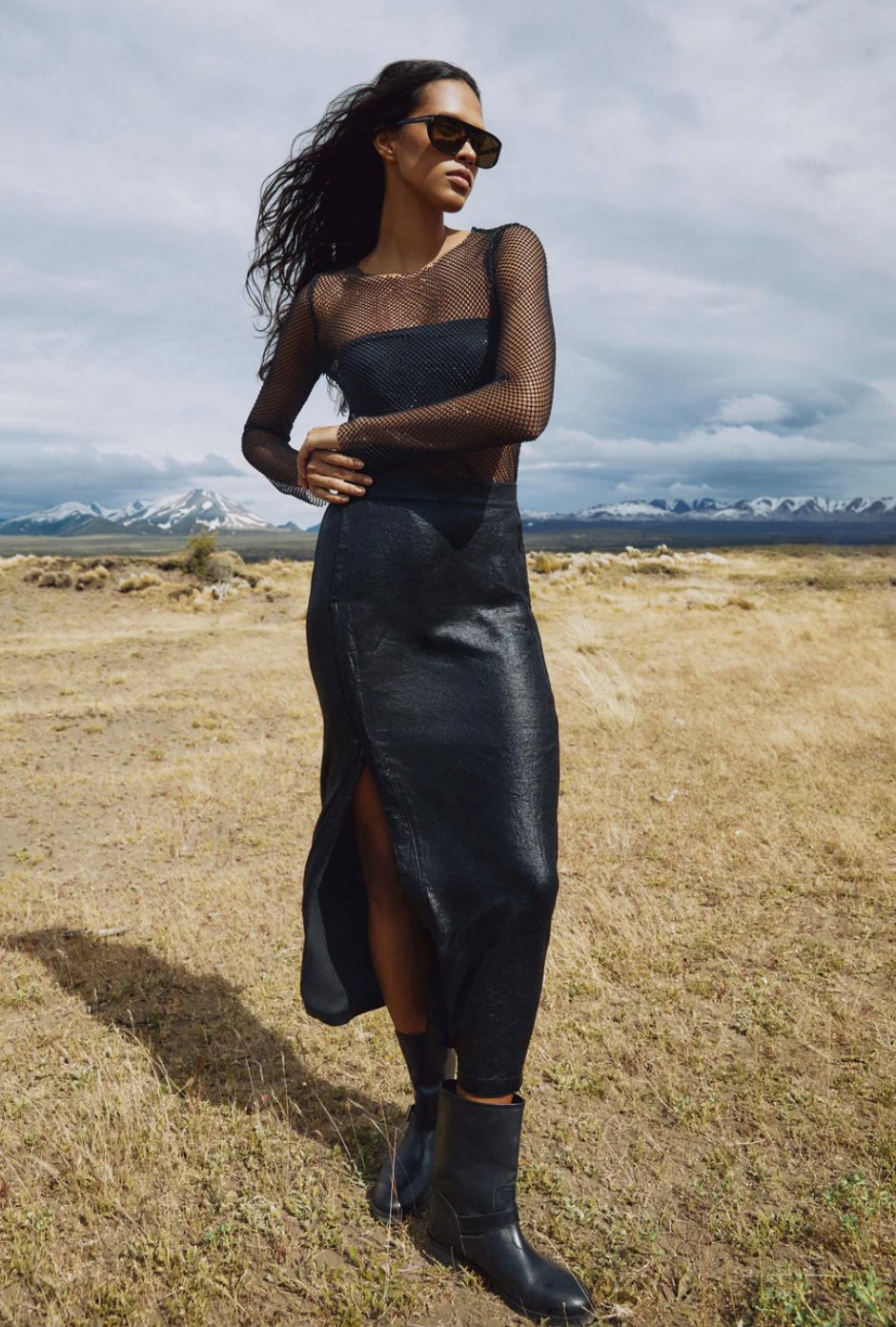 Naline Glazed Skirt - The Collective Park City