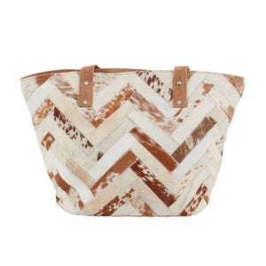 Natural Beauty Hair-On Leather Bag - The Collective Park City