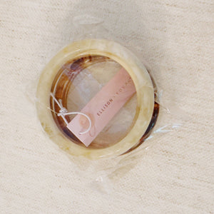 Natural Tones Resin Bangle - The Collective Park City