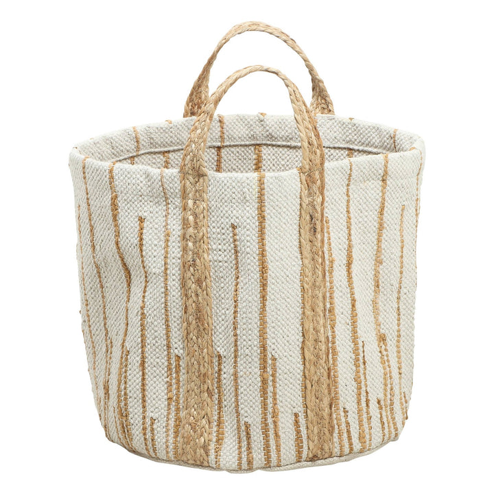 Natural Woven Tote - The Collective Park City