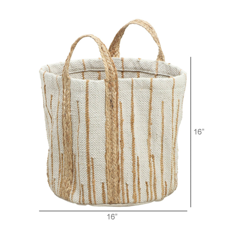 Natural Woven Tote - The Collective Park City