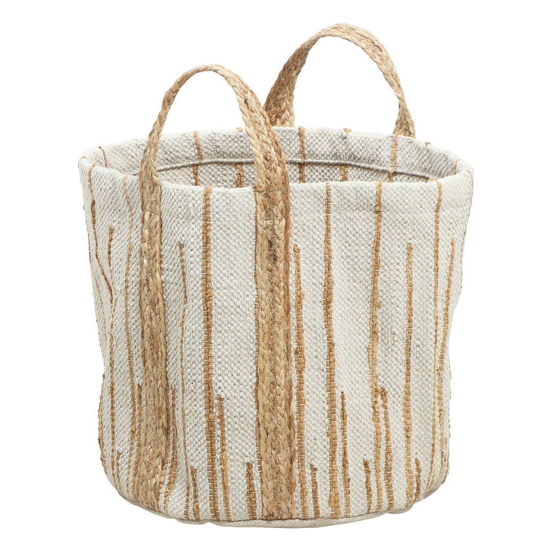 Natural Woven Tote - The Collective Park City
