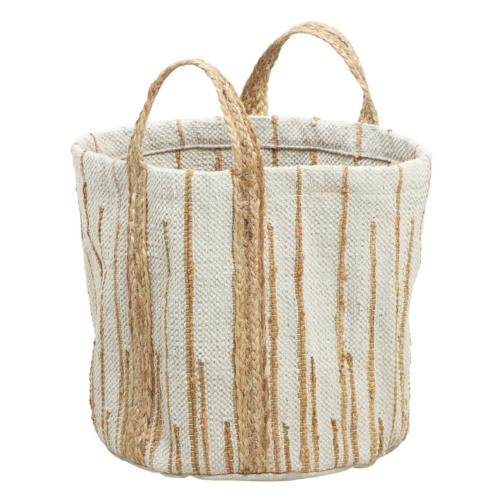 Natural Woven Tote - The Collective Park City