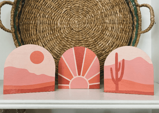 Nature Modern Arch Set - Moon and Mountain - The Collective Park City
