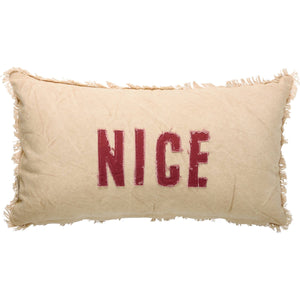 Naughty Nice Pillow - The Collective Park City