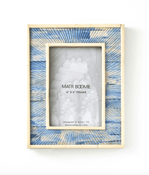 Neela 4x6 Picture Frame - Carved Bone - The Collective Park City