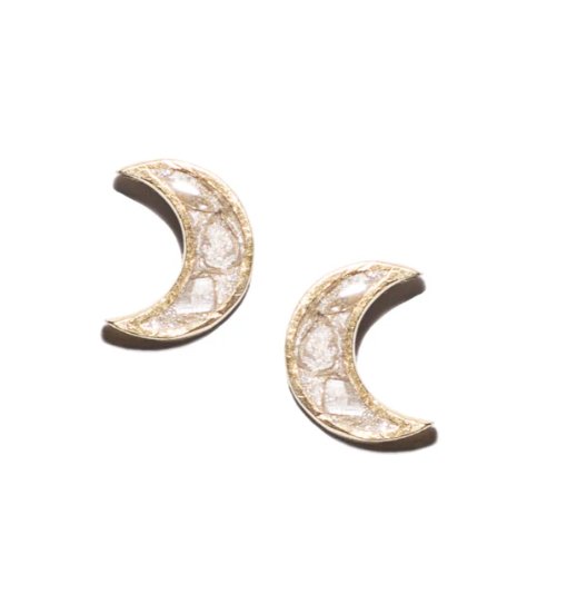 Neoma 14k Gold Vermeil Stud Earrings - The Collective Park City