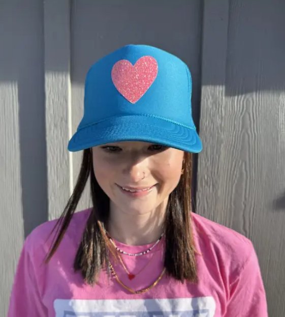 NEON HEART Trucker Hat - The Collective Park City