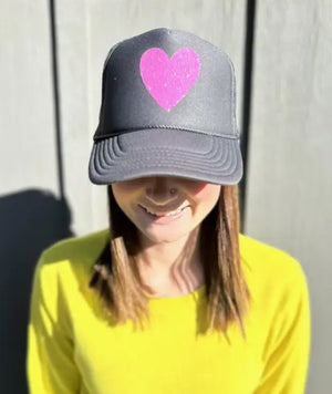 NEON HEART Trucker Hat - The Collective Park City