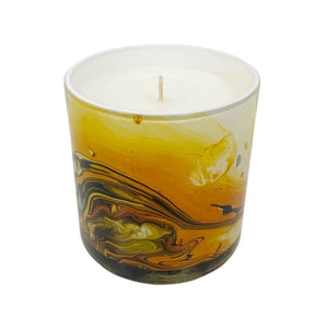 Neroli & Marigold 14 oz. Swirl Glass Candle - The Collective Park City