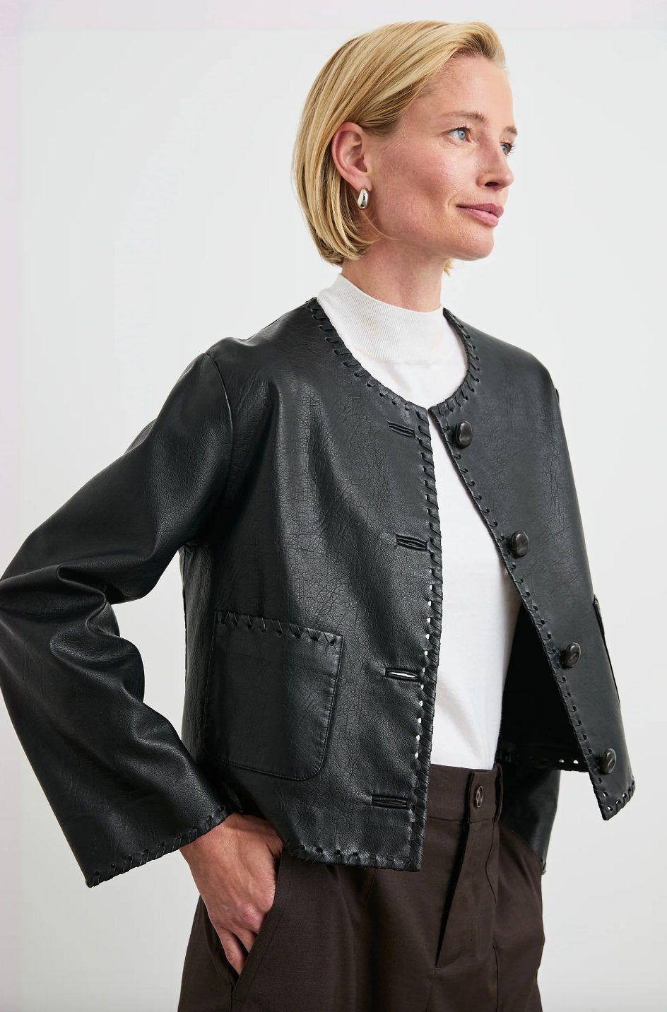 Nevina Stitched Jacket - The Collective Park City