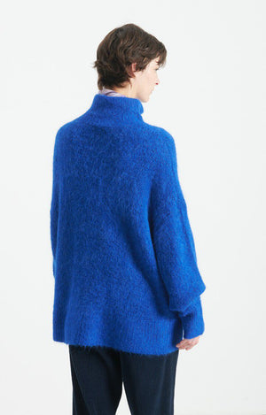 Niby Roll - Neck Sweater - Royal Blue - The Collective Park City