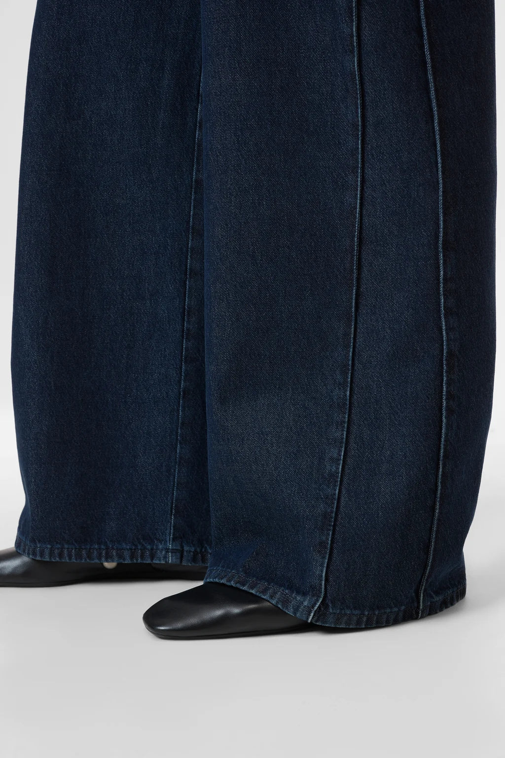 Nikka Wide Leg Jean - Dark Blue - The Collective Park City