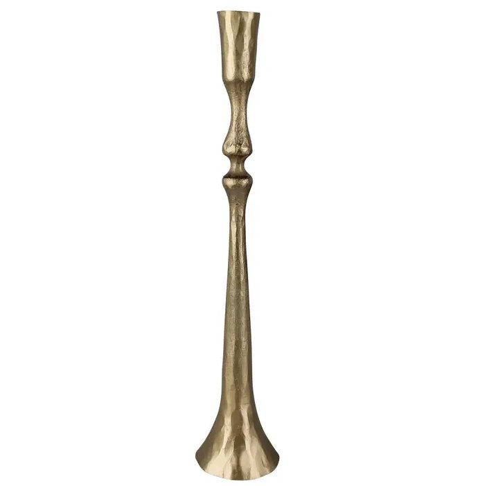 Nikki Brass Taper Holder - Large - The Collective Park City