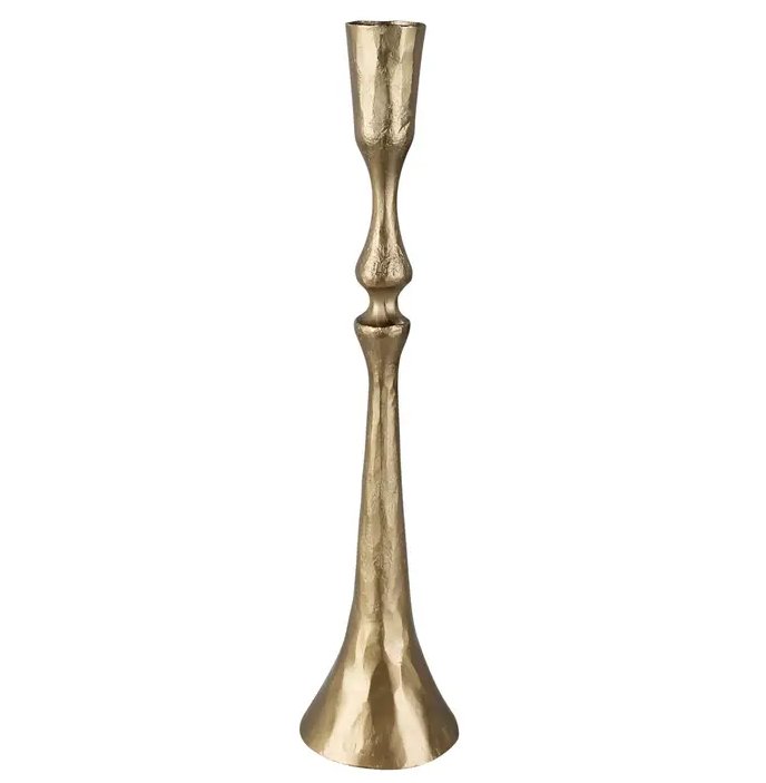 Nikki Brass Taper Holder - Medium - The Collective Park City