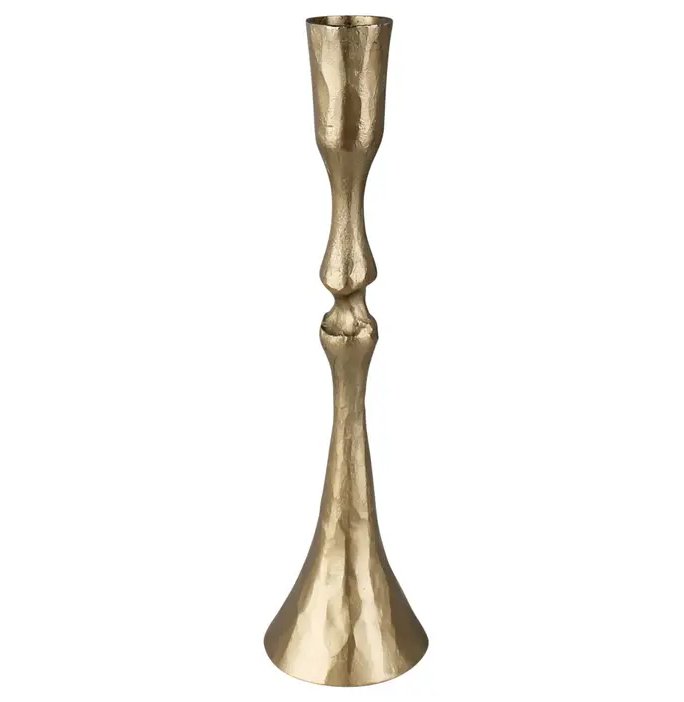 Nikki Brass Taper Holder - Small - The Collective Park City