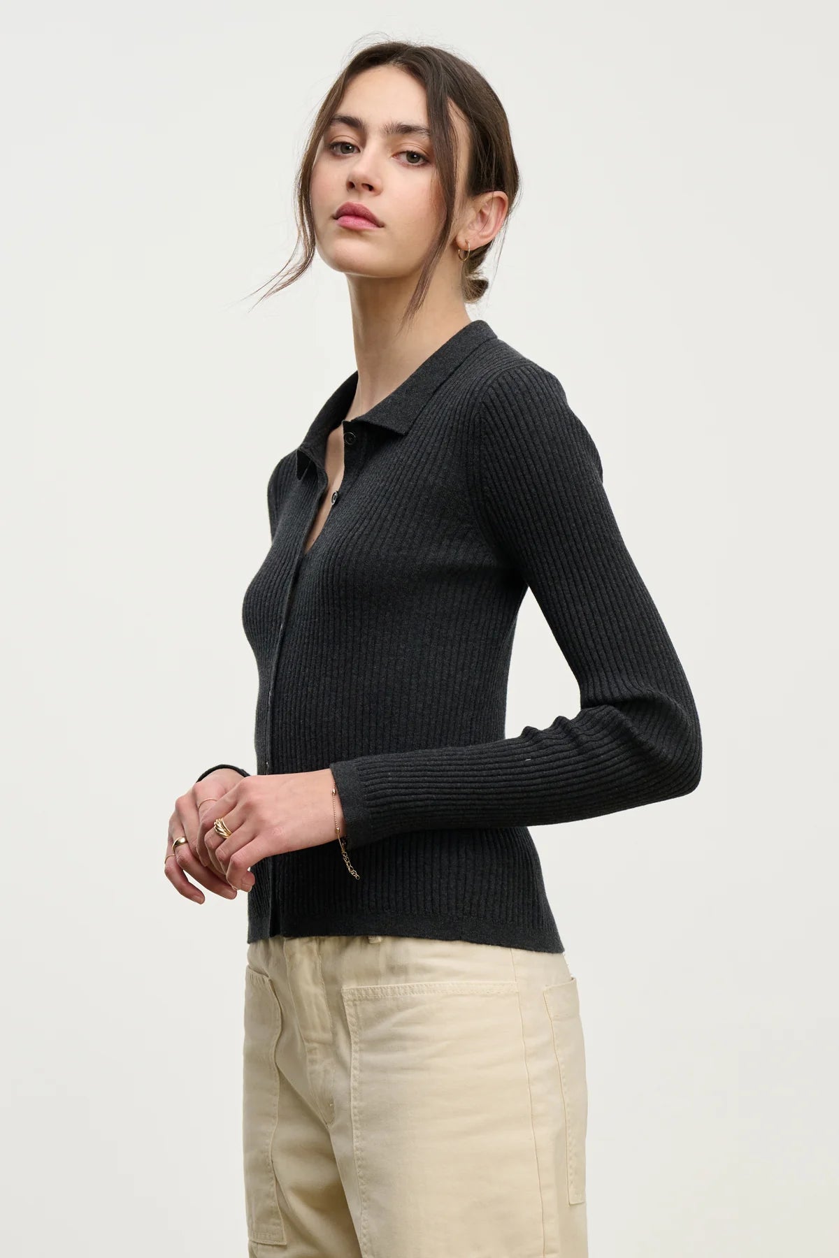 Nikki Cotton Cashmere Sweater Top - The Collective Park City