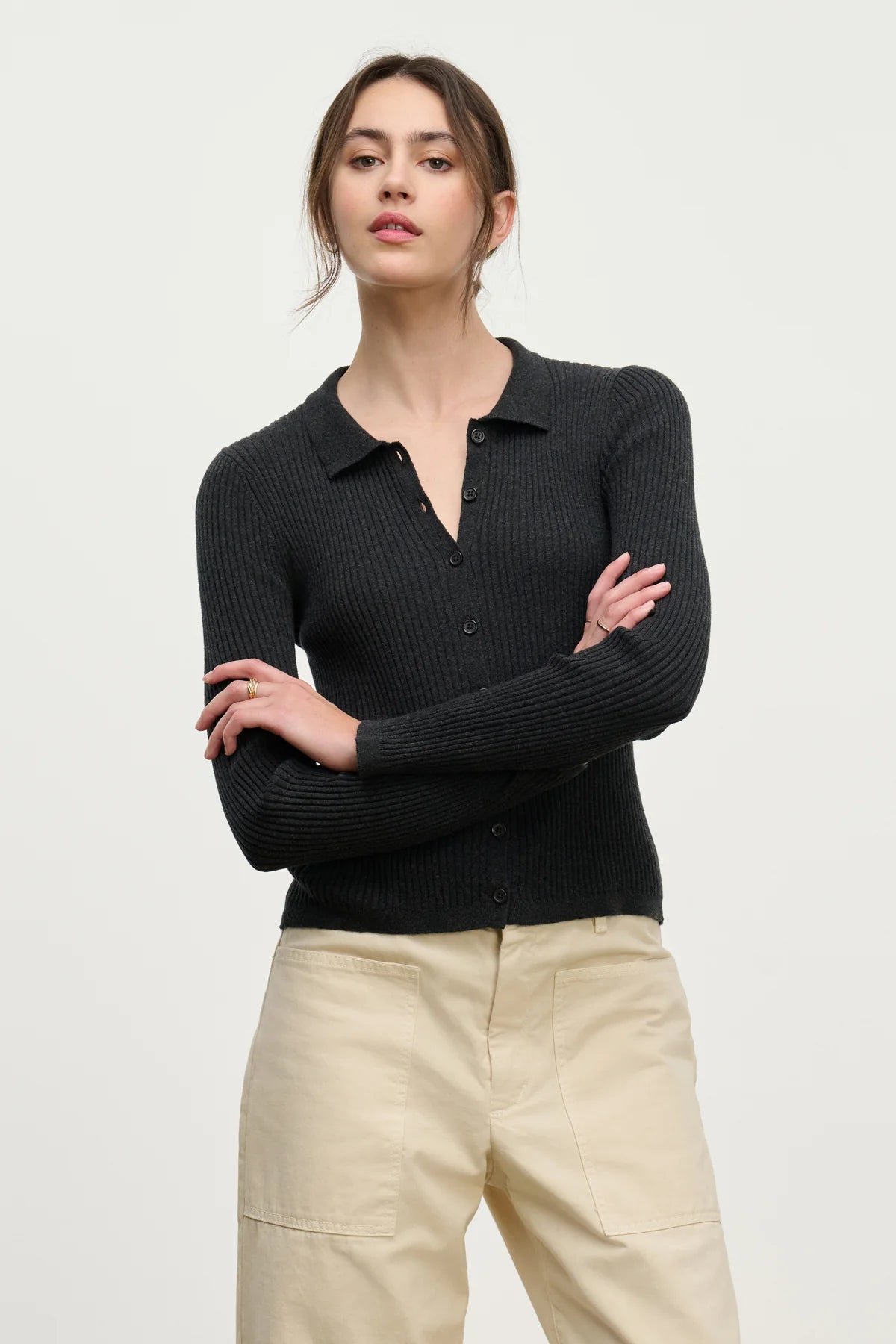 Nikki Cotton Cashmere Sweater Top - The Collective Park City