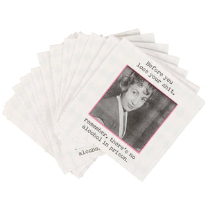 No Alcohol In Prison Beverage Napkin - The Collective Park City