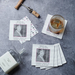 No Alcohol In Prison Beverage Napkin - The Collective Park City