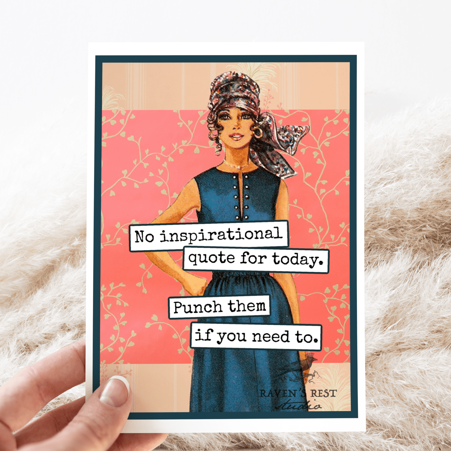 No Inspirational Quote...Greeting Card - The Collective Park City