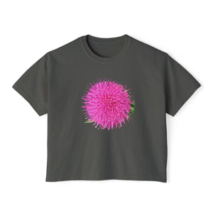 Not In Bouquets - Thistle Cropped Tee - The Collective Park City