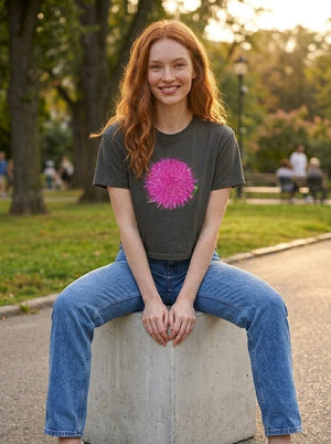 Not In Bouquets - Thistle Cropped Tee - The Collective Park City