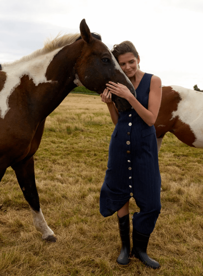 Oliver Vest Button Down Dress - The Collective Park City