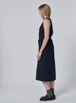 Oliver Vest Button Down Dress - The Collective Park City