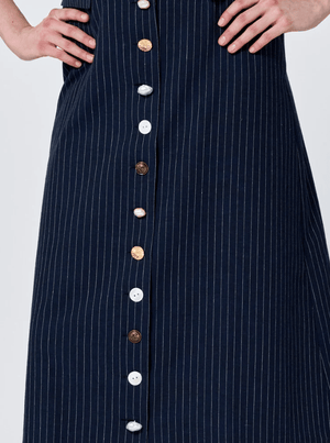 Oliver Vest Button Down Dress - The Collective Park City