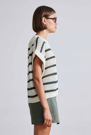 Olivia Linen Vest - The Collective Park City