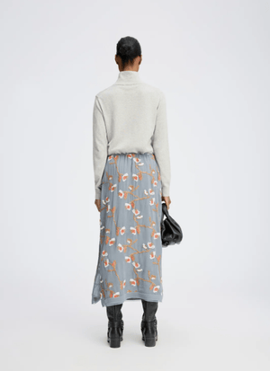 Omi Sequin Embroidered Midi Skirt - The Collective Park City