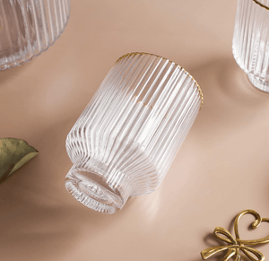 Optic Gold Rim Rocks Glass - The Collective Park City