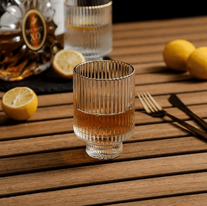 Optic Gold Rim Rocks Glass - The Collective Park City