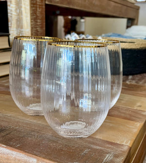 Optic Stemless Wine Glass - The Collective Park City
