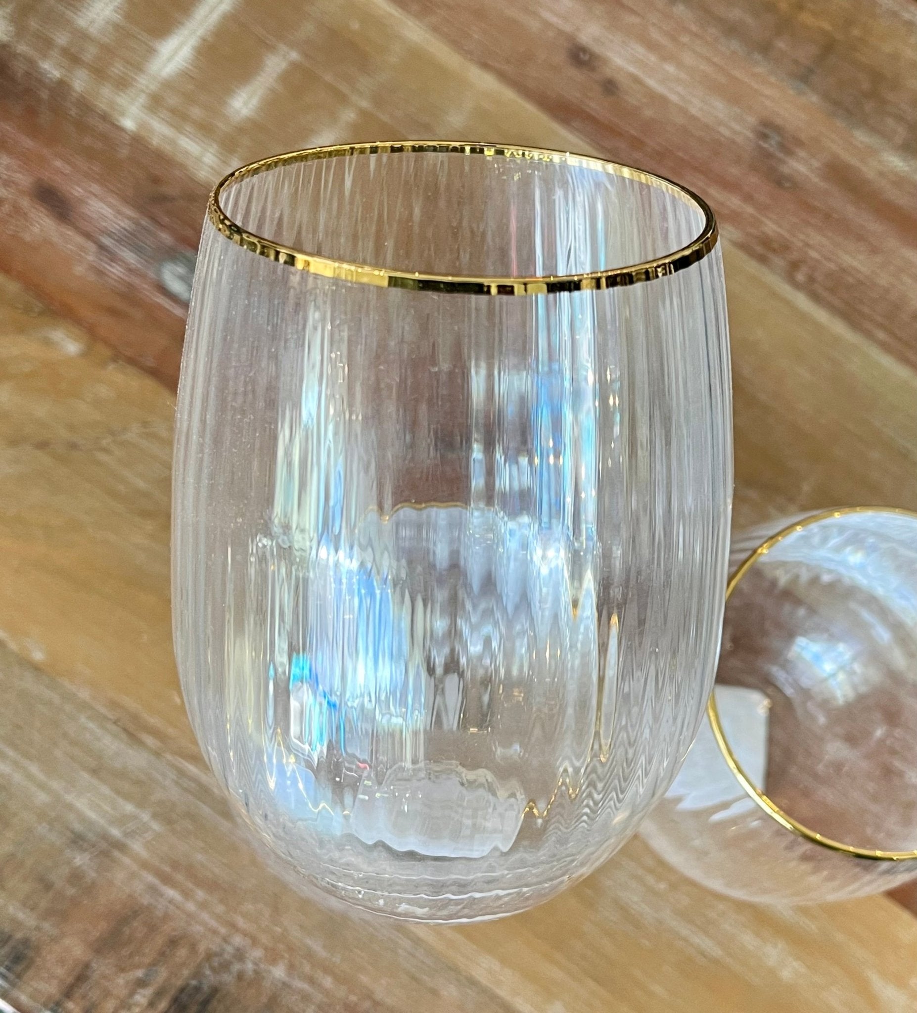 Optic Stemless Wine Glass - The Collective Park City