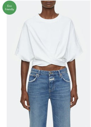 Organic Cotton Wrap Tee - The Collective Park City