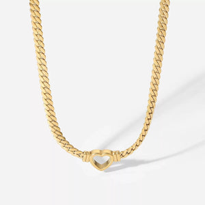 Oslo Heart Necklace - The Collective Park City