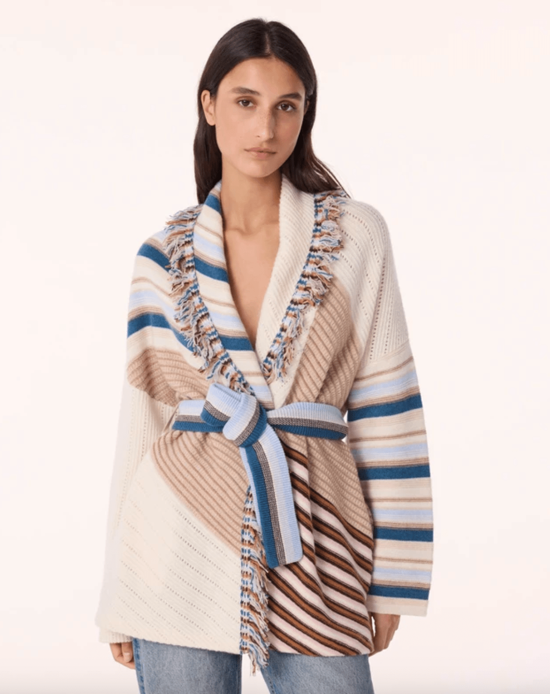 Ouma Fringe Sweater Jacket - The Collective Park City