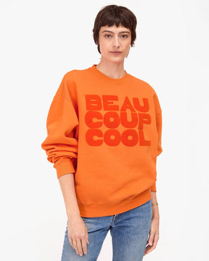 Oversized Sweatshirt - BEAUCOUP COOL - The Collective Park City