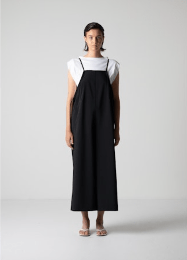 Oversized Wool Overalls - The Collective Park City