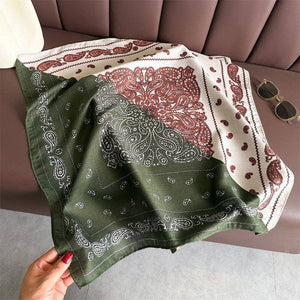 Paisley Contrast Scarf - The Collective Park City