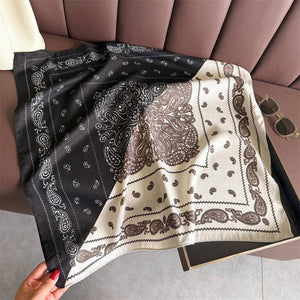 Paisley Contrast Scarf - The Collective Park City