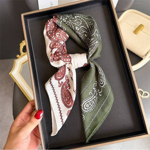 Paisley Contrast Scarf - The Collective Park City