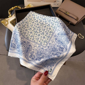 Paisley Print Neckerchief Scarf - The Collective Park City